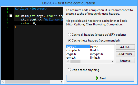 dev-c++kurulum kütüphane